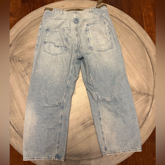 We The Free High-Waisted Patchwork Barrel Leg Jeans - Picture 3 of 3